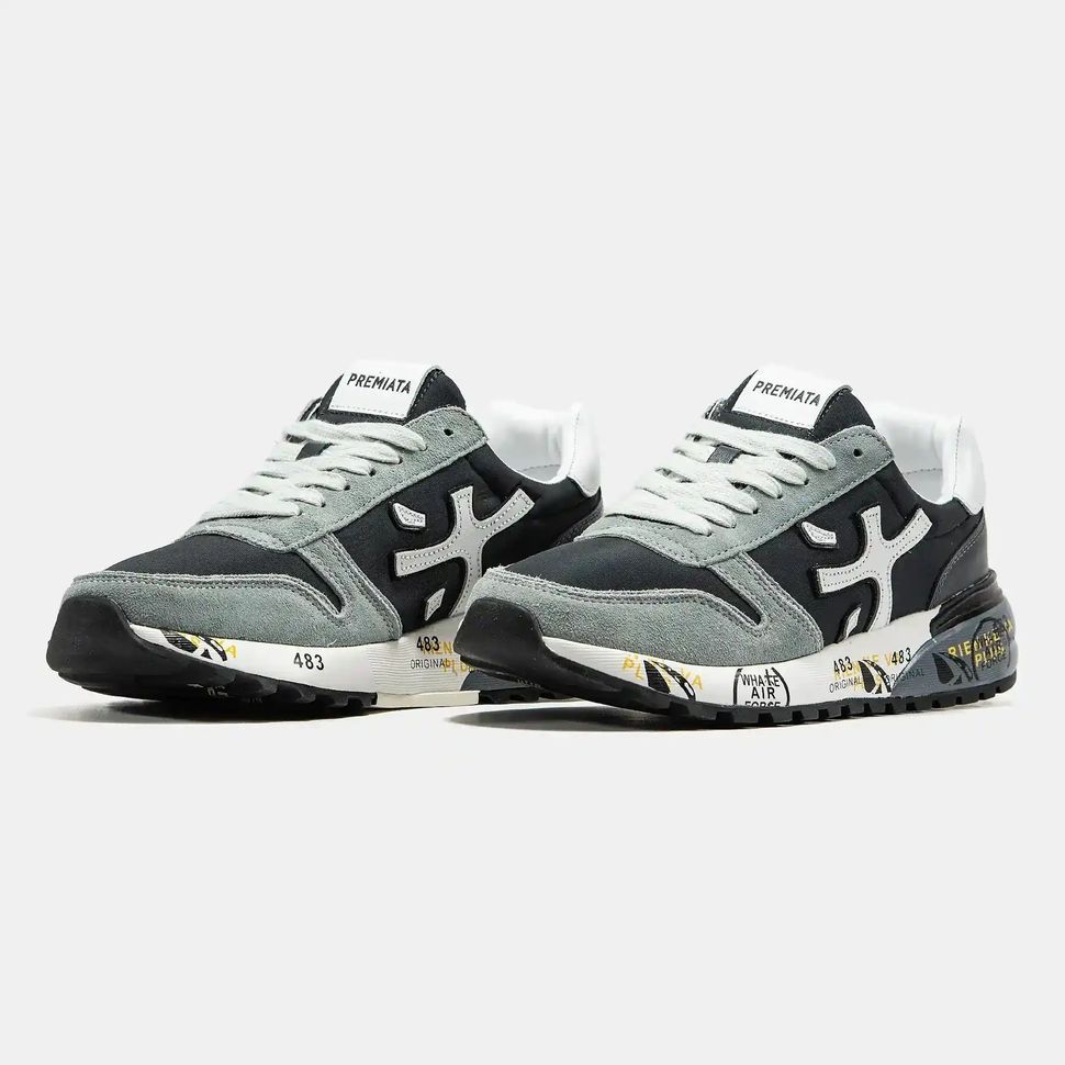 Premiata Mick Black Grey White