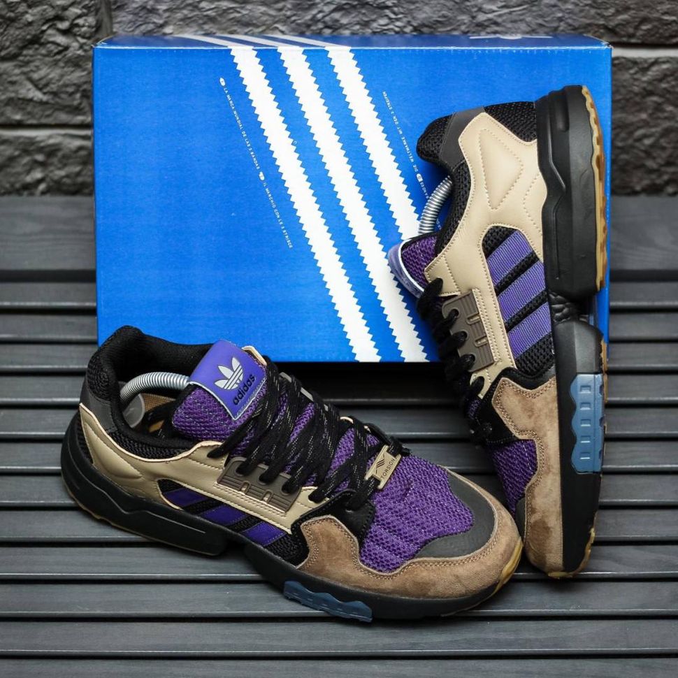 Кросівки Adidas ZX Torsion Black Violet 8949 фото