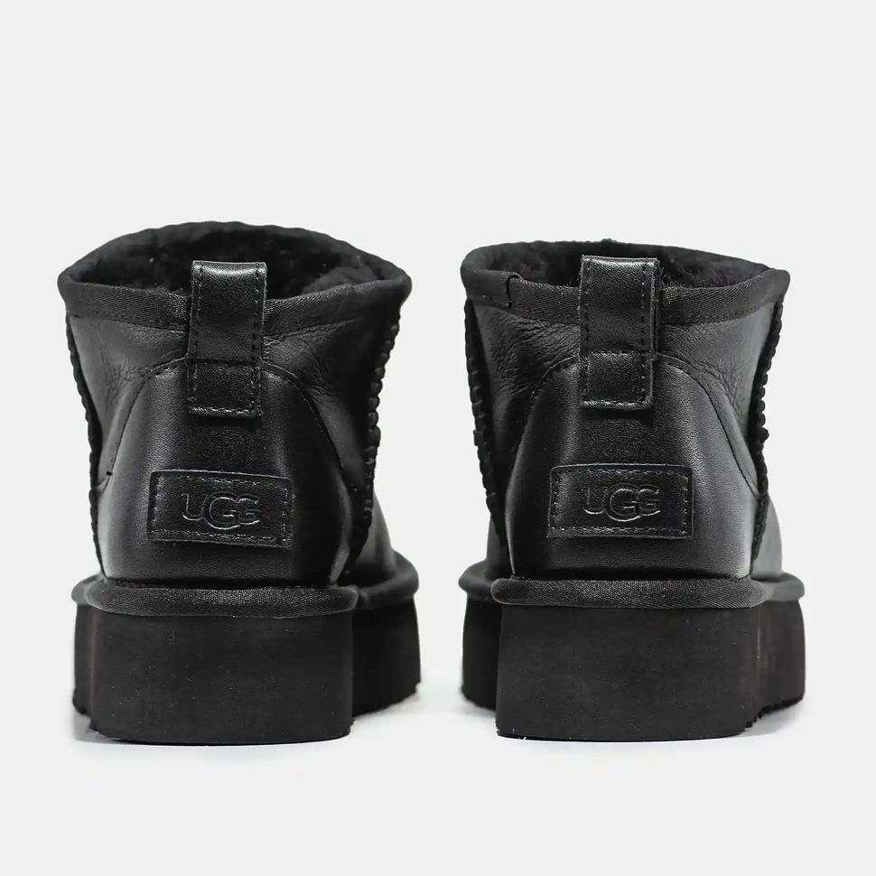 UGG Ultra Mini Platform Leather Black, 38