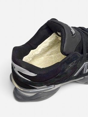 New Balance 9060 Black Grey Fur, 41