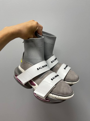 Balmain B-Bold Sneakers Grey