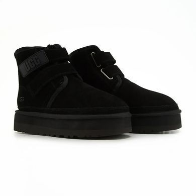 UGG Neumel Platform Black Velcro, 38
