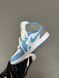Баскетбольні кросівки Nike Air Jordan 1 Mid Blue Grey Premium 4453 фото 4