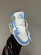 Баскетбольні кросівки Nike Air Jordan 1 Mid Blue Grey Premium 4453 фото 2