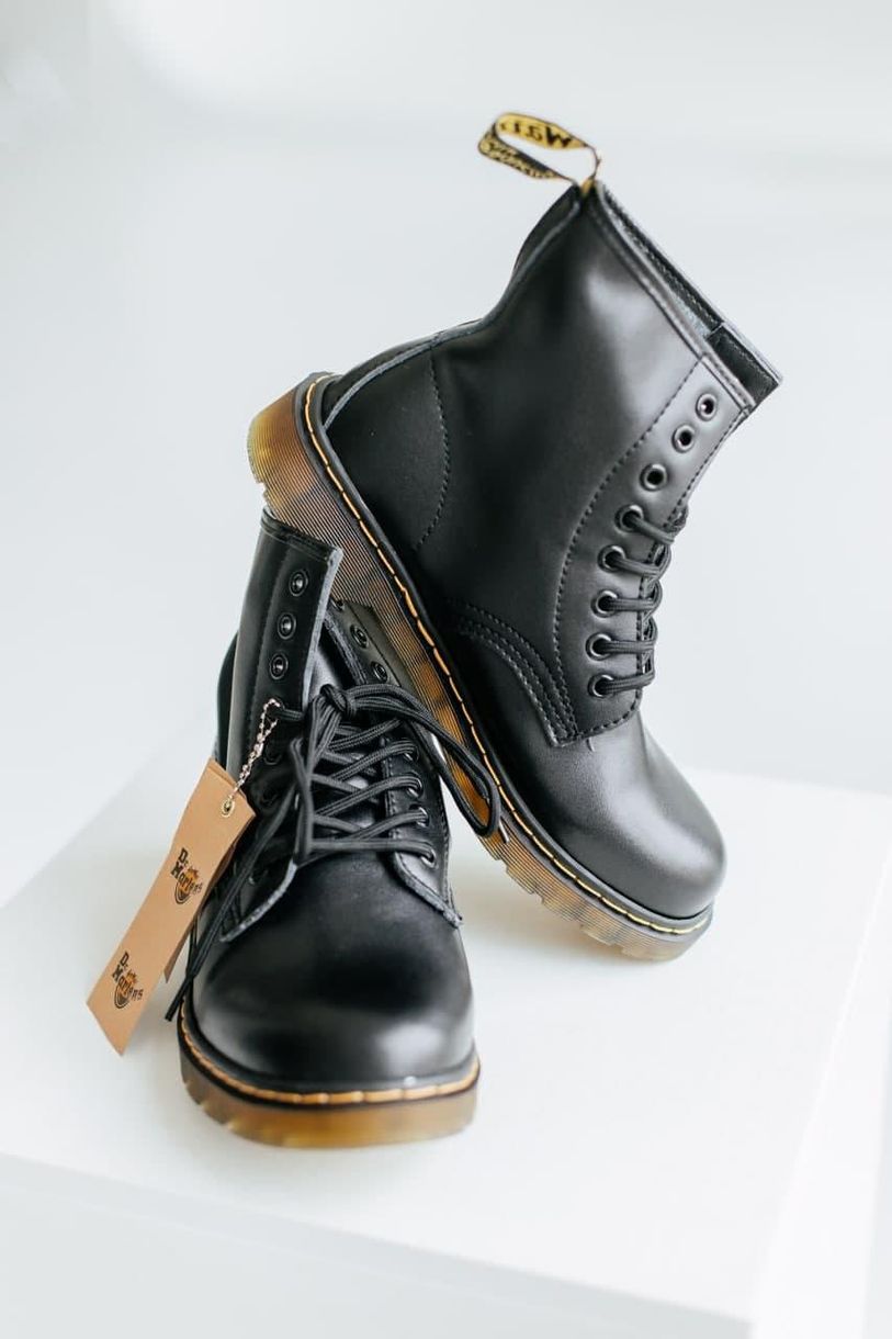 Черевики Dr. Martens Black No Logo 1 4226 фото