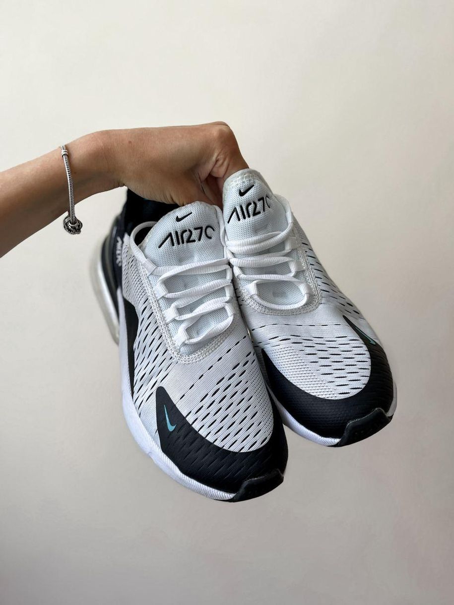 Кросівки Nike Air Max 270 White Black Blue 5 810 фото