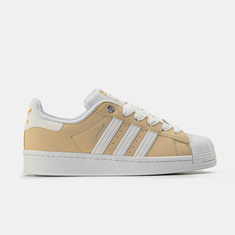 Adidas Superstar Beige White, 36