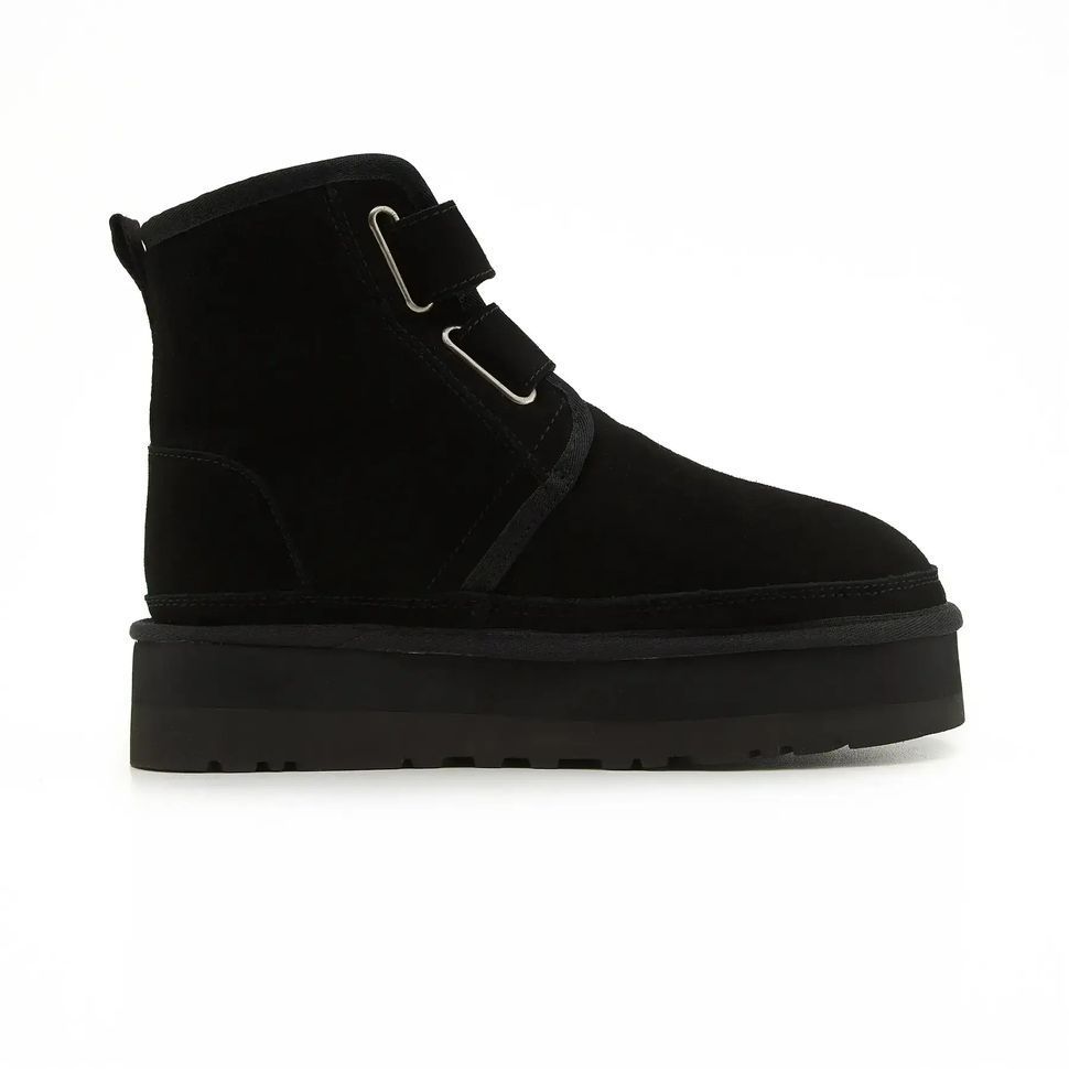 UGG Neumel Platform Black Velcro, 38