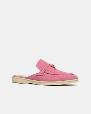 Loro Piana Summer Walk Mule Pink Sand, 36