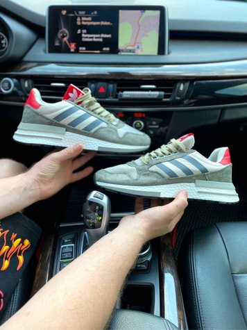 Кросівки Adidas ZX 500 RM Grey Four 2 5839 фото