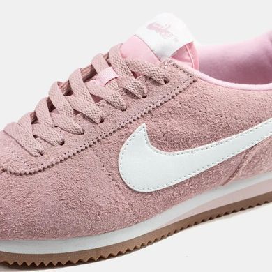 Nike Cortez Pink Suede White