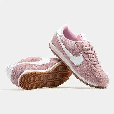Nike Cortez Pink Suede White