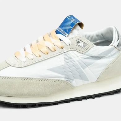 Golden Goose Marathon White Silver Beige