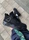 Зимние баскетбольные кроссовки Nike Air Jordan 4 Triple Black Fur 9630 фото 3