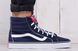 Кеды Vans Old Skool High Blue White 2 5201 фото 4