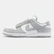 Nike SB Dunk Low Grey White, 36