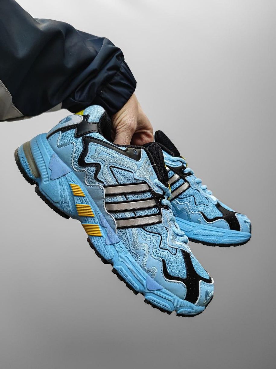 Кроссовки Adidas x Bad Bunny Response Blue Black 11070 фото