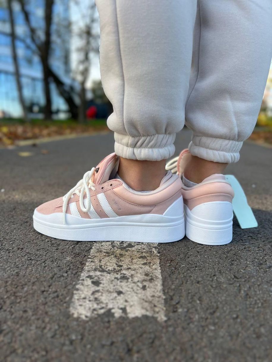 Кросівки Adidas Campus Bad Bunny Pink 10293 фото