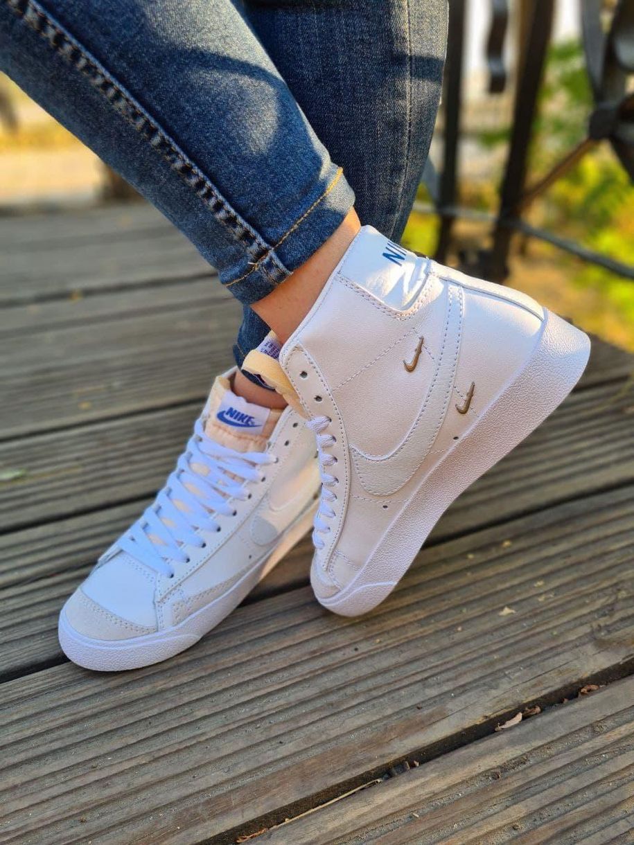 Кросівки Nike Blazer White Beige 6112 фото