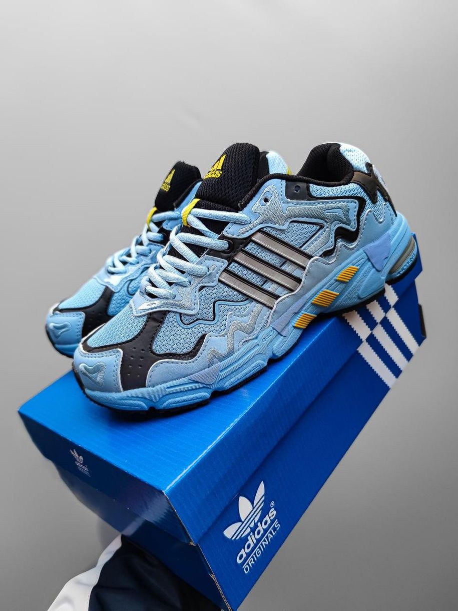 Кроссовки Adidas x Bad Bunny Response Blue Black 11070 фото