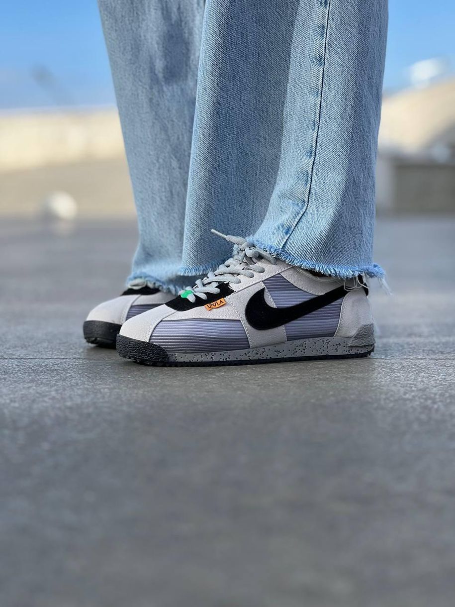 Кросівки Nike Cortez Grey Black v2 1004 фото