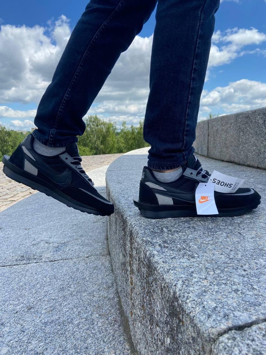 Кросівки Nike LD Waffle Sacai Black 5 фото