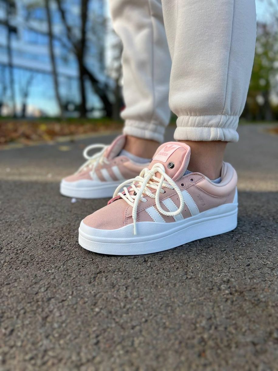 Кросівки Adidas Campus Bad Bunny Pink 10293 фото