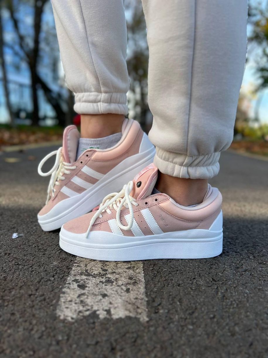 Кросівки Adidas Campus Bad Bunny Pink 10293 фото