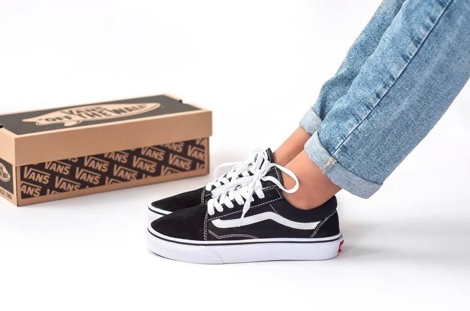 Кеды Vans Old Skool Classic Black White 5171 фото