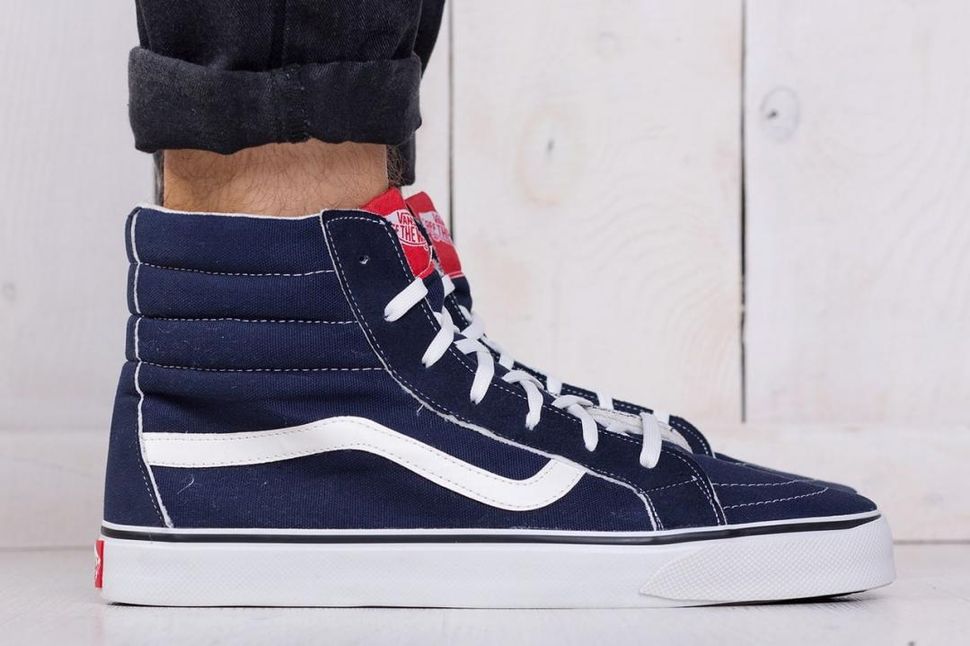 Кеды Vans Old Skool High Blue White 2 5201 фото