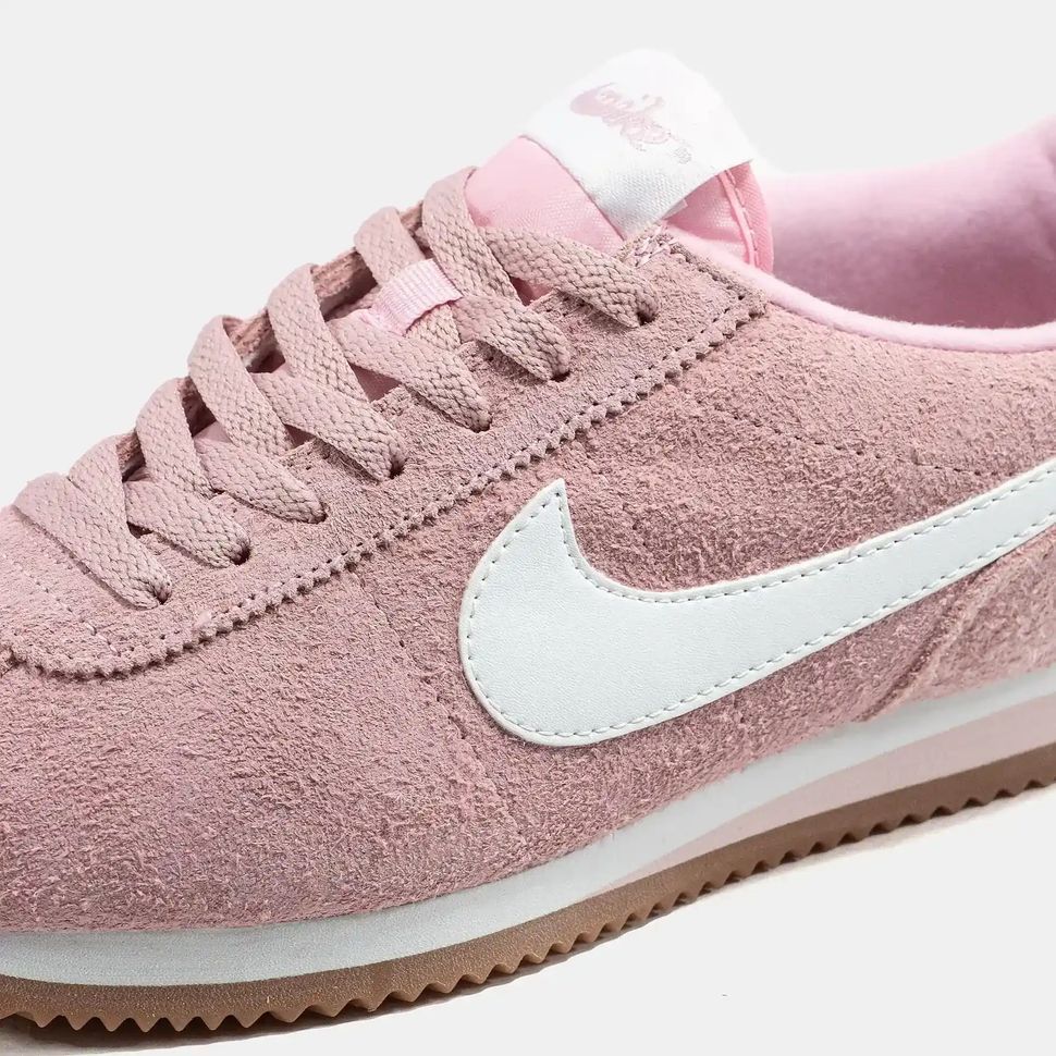 Nike Cortez Pink Suede White
