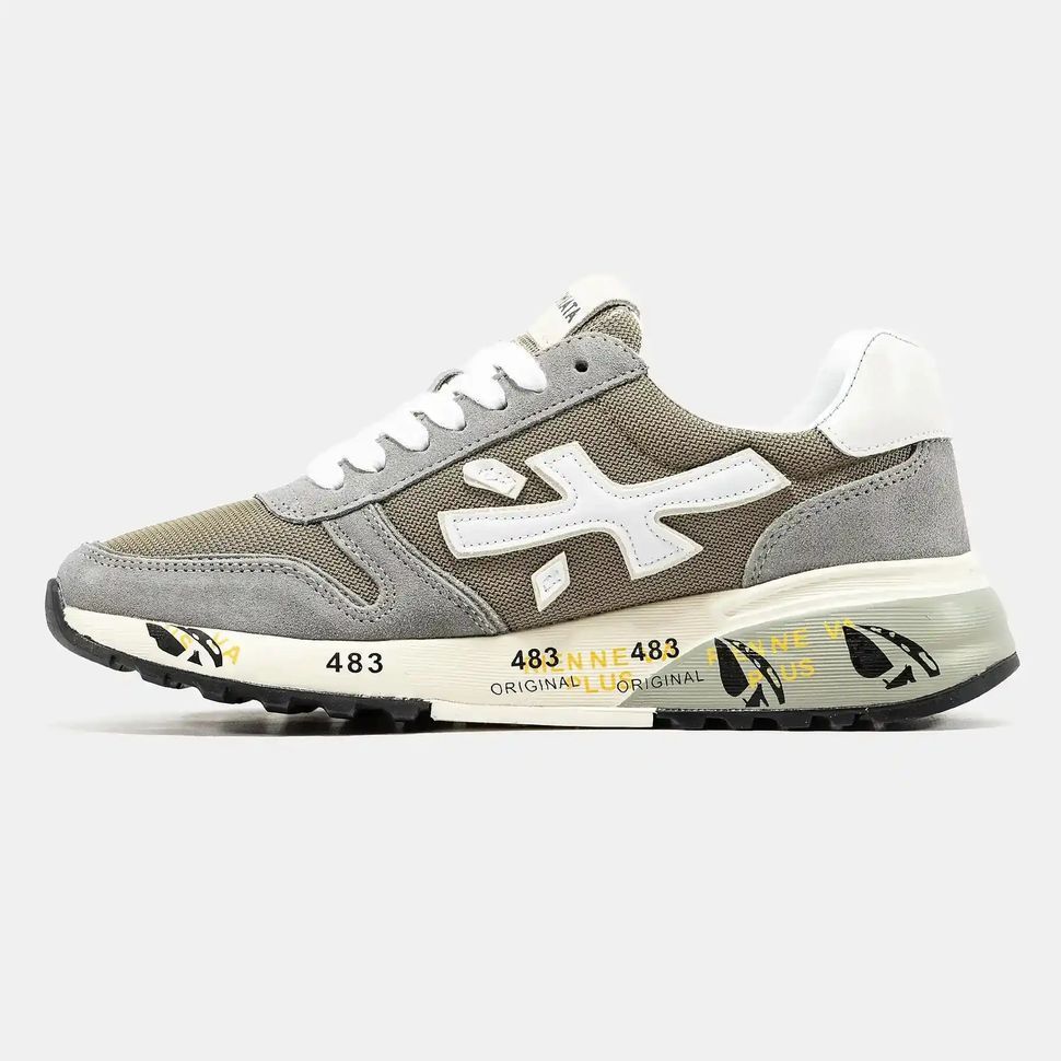 Premiata Mick Grey Beige White
