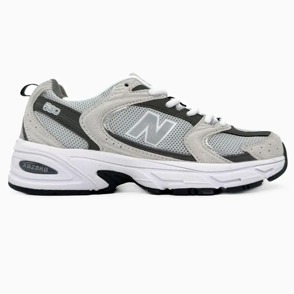 New Balance 530 Light Grey Dark Grey White