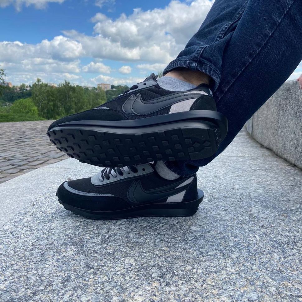 Кросівки Nike LD Waffle Sacai Black 5 фото