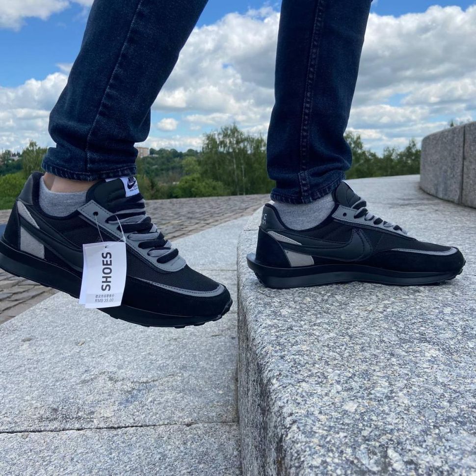 Кросівки Nike LD Waffle Sacai Black 5 фото