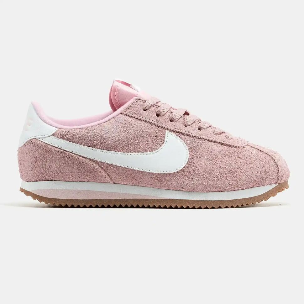 Nike Cortez Pink Suede White