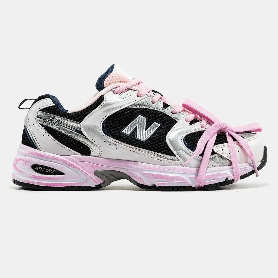 New Balance 530 White Pink Black
