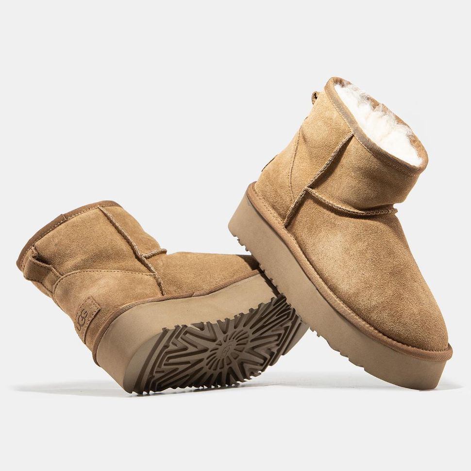 Зимові чоботи UGG Classic Mini Platform Chestnut, 39