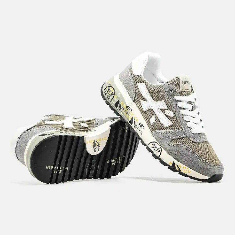 Premiata Mick Grey Beige White