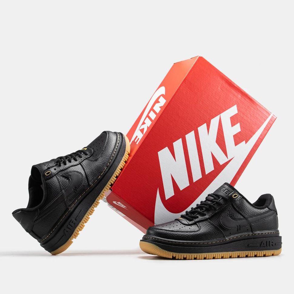 Кросівки Nike Air Force 1 Luxe Black 1356 фото