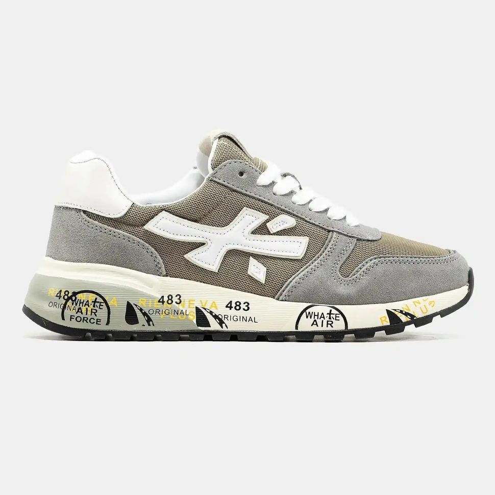 Premiata Mick Grey Beige White