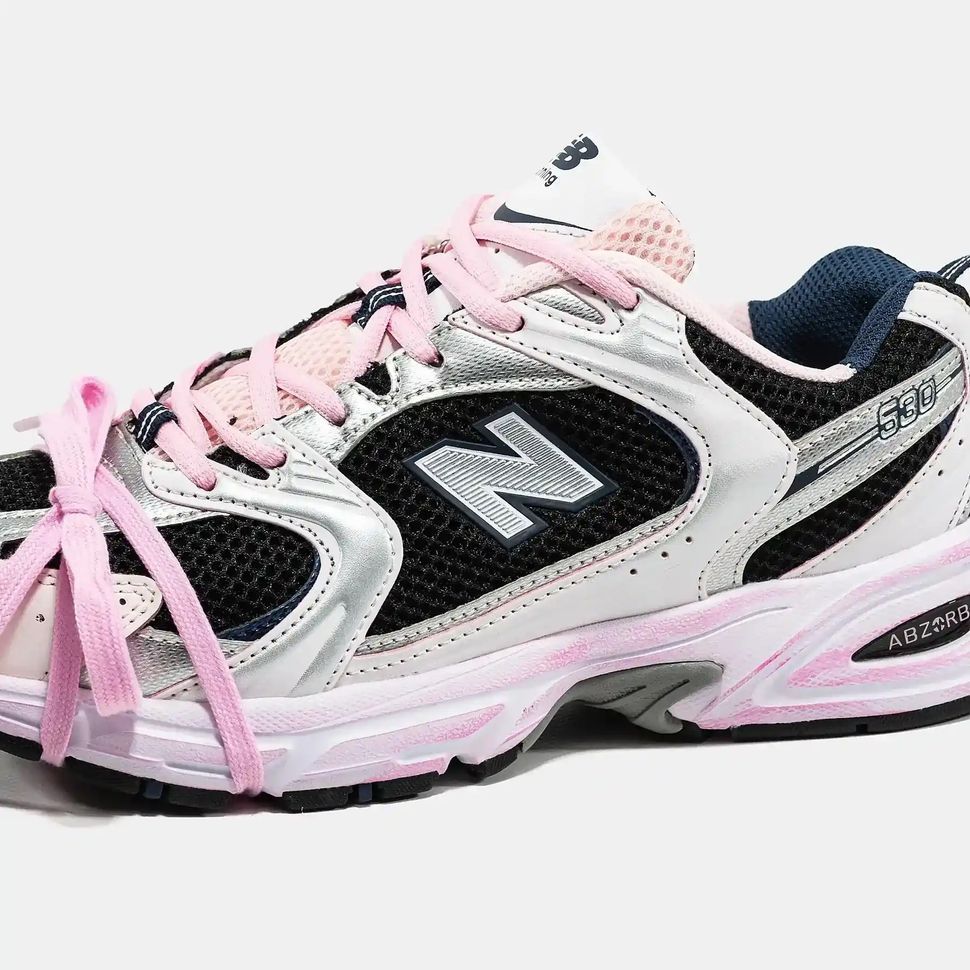 New Balance 530 White Pink Black