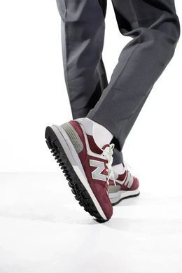 New Balance 574 Legacy Burgundy Grey White