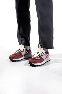 New Balance 574 Legacy Burgundy Grey White