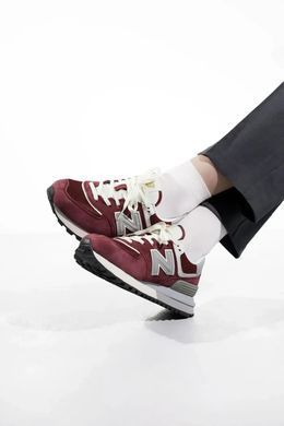 New Balance 574 Legacy Burgundy Grey White