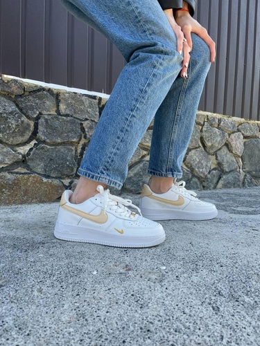 Nike Air Force 1 Low '07 White Yellow 6622 фото