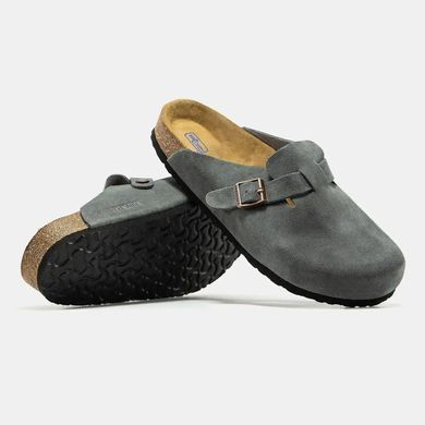 Birkenstock Boston Stone Coin Suede