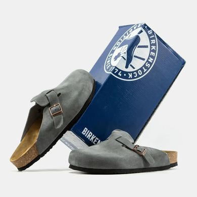 Birkenstock Boston Stone Coin Suede