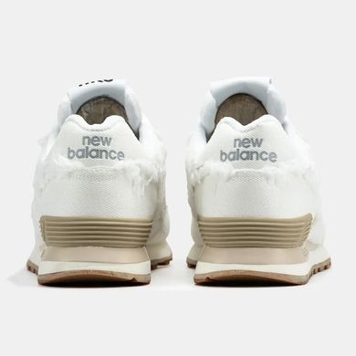 New Balance 574 x Miu Miu White Raw Edge