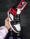Nike Air Jordan Retro 1 x Cactus Jack Red White Black 8145 фото 4